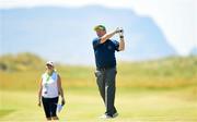 4 July 2018; Former Taoiseach Enda Kenny T.D on the 12th hole during the Pro-Am round ahead of the Irish Open Golf Championship at Ballyliffin Golf Club in Ballyliffin, Co. Donegal. Photo by Ramsey Cardy/Sportsfile