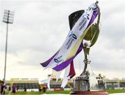 4 July 2018; A general view of the trophy prior to the Bord Gais Energy Leinster Under 21 Hurling Championship 2018 Final match between Wexford and Galway at O'Moore Park in Portlaoise, Co Laois. Photo by Harry Murphy/Sportsfile