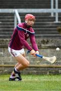 4 July 2018; Jack Canning of Galway warms up ahead of the Bord Gais Energy Leinster Under 21 Hurling Championship 2018 Final match between Wexford and Galway at O'Moore Park in Portlaoise, Co Laois. Photo by Sam Barnes/Sportsfile