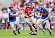 4 July 2018; Darragh Fitzgibbon of Cork in action against Jerome Cahill of Tipperary during the Bord Gáis Energy Munster GAA Hurling U21 Championship Final match between Cork and Tipperary at Pairc Ui Chaoimh in Cork. Photo by Eóin Noonan/Sportsfile