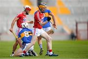 4 July 2018; Conor Cahalane of Cork celebrates after winning a free for his side during the Bord Gáis Energy Munster GAA Hurling U21 Championship Final match between Cork and Tipperary at Pairc Ui Chaoimh in Cork. Photo by Eóin Noonan/Sportsfile