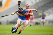 4 July 2018; Jerome Cahill of Tipperary in action against David Lowney of Cork during the Bord Gáis Energy Munster GAA Hurling U21 Championship Final match between Cork and Tipperary at Pairc Ui Chaoimh in Cork. Photo by Eóin Noonan/Sportsfile