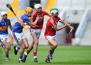 4 July 2018; Shane Kingston, right, and Tim O'Mahony of Cork in action against Podge Campion of Tipperary during the Bord Gáis Energy Munster GAA Hurling U21 Championship Final match between Cork and Tipperary at Pairc Ui Chaoimh in Cork. Photo by Matt Browne/Sportsfile