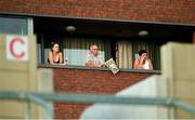 4 July 2018; Supporters watch on from a balcony during the Bord Gais Energy Leinster Under 21 Hurling Championship 2018 Final match between Wexford and Galway at O'Moore Park in Portlaoise, Co Laois. Photo by Harry Murphy/Sportsfile