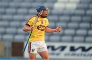 4 July 2018; Seamus Casey of Wexford celebrates after scoring a late free during the Bord Gais Energy Leinster Under 21 Hurling Championship 2018 Final match between Wexford and Galway at O'Moore Park in Portlaoise, Co Laois. Photo by Sam Barnes/Sportsfile