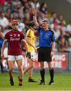 4 July 2018; Referee John O’Brien during the Bord Gais Energy Leinster Under 21 Hurling Championship 2018 Final match between Wexford and Galway at O'Moore Park in Portlaoise, Co Laois. Photo by Sam Barnes/Sportsfile