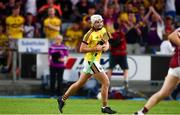 4 July 2018; Rory O'Connor of Wexford celebrates a score during the Bord Gais Energy Leinster Under 21 Hurling Championship 2018 Final match between Wexford and Galway at O'Moore Park in Portlaoise, Co Laois. Photo by Sam Barnes/Sportsfile