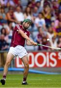 4 July 2018; Brian Concannon of Galway during the Bord Gais Energy Leinster Under 21 Hurling Championship 2018 Final match between Wexford and Galway at O'Moore Park in Portlaoise, Co Laois. Photo by Sam Barnes/Sportsfile
