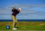 5 July 2018; Simon Thornton of Ireland tees off on the 14th during Day One of the Irish Open Golf Championship at Ballyliffin Golf Club in Ballyliffin, Co. Donegal. Photo by Ramsey Cardy/Sportsfile