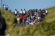 5 July 2018; Rory McIlroy of Northern Ireland makes his way to the 16th teebox during Day One of the Irish Open Golf Championship at Ballyliffin Golf Club in Ballyliffin, Co. Donegal. Photo by Ramsey Cardy/Sportsfile