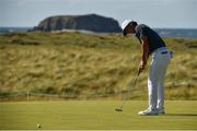 5 July 2018; Thorbjørn Olesen of Denmark putting on the 12th green during Day One of the Irish Open Golf Championship at Ballyliffin Golf Club in Ballyliffin, Co. Donegal. Photo by Oliver McVeigh/Sportsfile
