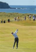 5 July 2018; Matthew Fitzpatrick of England plays into the 13th green during Day One of the Irish Open Golf Championship at Ballyliffin Golf Club in Ballyliffin, Co. Donegal. Photo by John Dickson/Sportsfile