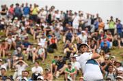6 July 2018; Jon Rahm of Spain plays a shot from the 8th tee during Day Two of the Dubai Duty Free Irish Open Golf Championship at Ballyliffin Golf Club in Ballyliffin, Co. Donegal. Photo by Ramsey Cardy/Sportsfile