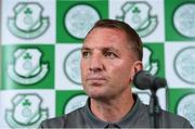 6 July 2018; Glasgow Celtic manager Brendan Rodgers during a Glasgow Celtic Press Conference at the Castleknock Hotel in Dublin. Photo by Matt Browne/Sportsfile