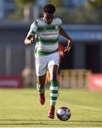 2 July 2018; Eric Abulu of Shamrock Rovers during the Leinster Senior Cup Quarter-Final match between Shamrock Rovers and Dundalk at Tallaght Stadium in Dublin. Photo by Tom Beary/Sportsfile