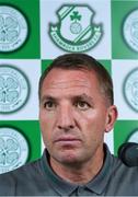 6 July 2018; Glasgow Celtic manager Brendan Rodgers during a Glasgow Celtic Press Conference at the Castleknock Hotel in Dublin. Photo by Matt Browne/Sportsfile