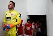 6 July 2018; Brendan Clarke of St Patrick's Athletic prior to the SSE Airtricity League Premier Division match between St Patrick's Athletic and Dundalk at Richmond Park in Dublin. Photo by Stephen McCarthy/Sportsfile