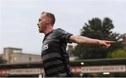 6 July 2018; Chris Shields of Dundalk celebrates after scoring his side's second goal during the SSE Airtricity League Premier Division match between St Patrick's Athletic and Dundalk at Richmond Park in Dublin. Photo by Stephen McCarthy/Sportsfile
