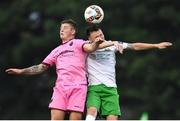 6 July 2018; Ryan Nolan of Wexford FC in action against Jack Watson of Cabinteely during the SSE Airticity League First Division match between Cabinteely and Wexford FC at Stradbrook in Dublin. Photo by Matt Browne/Sportsfile