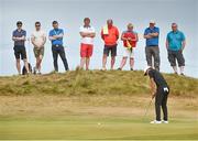 7 July 2018; Adrien Saddier of France putts on the 9th green during Day Three of the Dubai Duty Free Irish Open Golf Championship at Ballyliffin Golf Club in Ballyliffin, Co. Donegal. Photo by Oliver McVeigh/Sportsfile