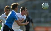 6 July 2018; Jack Bambrick of Kildare in action against Nathan Doran of Dublin during the EirGrid Leinster GAA Football U20 Championship Final match between Kildare and Dublin at Bord na Móna O'Connor Park in Tullamore, Co Offaly. Photo by Piaras Ó Mídheach/Sportsfile