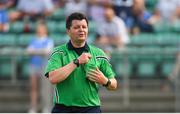 1 July 2018; Referee Stephen McNulty during the TG4 Leinster Ladies Senior Football Final match between Dublin and Westmeath at Netwatch Cullen Park in Carlow. Photo by Piaras Ó Mídheach/Sportsfile
