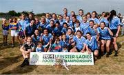 1 July 2018; Dublin players celebrate after the TG4 Leinster Ladies Senior Football Final match between Dublin and Westmeath at Netwatch Cullen Park in Carlow. Photo by Piaras Ó Mídheach/Sportsfile