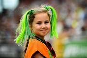 7 July 2018; Celtic supporter Fainne McDonald, age 8, from Leixlip, Co Kildare, during the friendly match between Shamrock Rovers and Glasgow Celtic at Tallaght Stadium in Tallaght, Co. Dublin. Photo by David Fitzgerald/Sportsfile