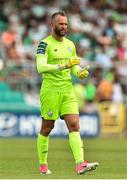 7 July 2018; Alan Mannus of Shamrock Rovers during the friendly match between Shamrock Rovers and Glasgow Celtic at Tallaght Stadium in Tallaght, Co. Dublin. Photo by David Fitzgerald/Sportsfile