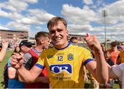 7 July 2018; Enda Smith of Roscommon celebrates following the GAA Football All-Ireland Senior Championship Round 4 match between Roscommon and Armagh at O’Moore Park in Portlaoise, Co. Laois. Photo by Eóin Noonan/Sportsfile
