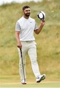 7 July 2018; Erik van Rooyen of South Africa acknowledges the gallery coming on to the 18th green during Day Three of the Dubai Duty Free Irish Open Golf Championship at Ballyliffin Golf Club in Ballyliffin, Co. Donegal. Photo by Oliver McVeigh/Sportsfile