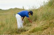7 July 2018; Jorge Campillo of Spain looking for his ball on the 18th green during Day Three of the Dubai Duty Free Irish Open Golf Championship at Ballyliffin Golf Club in Ballyliffin, Co. Donegal. Photo by Oliver McVeigh/Sportsfile