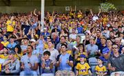 7 July 2018; Roscommon supporters cheer on their side during the GAA Football All-Ireland Senior Championship Round 4 match between Roscommon and Armagh at O’Moore Park in Portlaoise, Co. Laois. Photo by Brendan Moran/Sportsfile