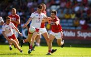 7 July 2018; Cathal McShane of Tyrone in action against Stephen Cronin of Cork during the GAA Football All-Ireland Senior Championship Round 4 between Cork and Tyrone at O’Moore Park in Portlaoise, Co. Laois. Photo by Eóin Noonan/Sportsfile
