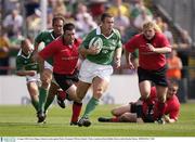 16 August 2003; Kevin Maggs of Ireland in action against Wales during the Permanent TSB test between Ireland and Wales at Lansdowne Road, Dublin. Photo by Brendan Moran/Sportsfile