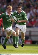 16 August 2003; Geordan Murphy of Ireland, in action during the Permanent TSB test between Ireland and Wales at Lansdowne Road, Dublin. Photo by Brendan Moran/Sportsfile