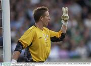 19 August 2003; Republic of Ireland goalkeeper, Nicky Colgan during an Internation Friendly between Republic of Ireland and Australia at Lansdowne Road in Dublin. Photo by Damien Eagers/Sportsfile