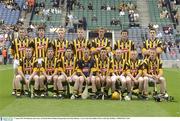 17 August 2003; The Kilkenny minor panel before the All-Ireland Minor Hurling Championship Semi-Final between Kilkenny and Cork at Croke Park in Dublin. Photo by Ray McManus/Sportsfile
