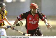 23 August 2003; Ryan Conlon, Down, in action against Kilkenny's Aidan Fogarty during the All-Ireland U-21 Hurling Championship Semi-Final between Kilkenny and Down at Cusack Park, Mullingar, Westmeath. Photo by Matt Browne/Sportsfile