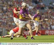 16 August 2003; David O'Connor, Wexford, in action during the Guinness All-Ireland Senior Hurling Championship Semi-Final replay between Cork and Wexford at Croke Park, Dublin. Photo by Damien Eagers/Sportsfile