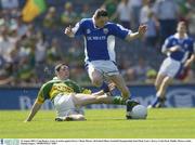 24 August 2003; Craig Rogers of Laois, in action against Brian Moran of Kerry during the All-Ireland Minor Football Championship Semi-Final between Laois and Kerry at Croke Park, Dublin. Photo by Damien Eagers/Sportsfile