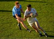 6 July 2018; Jason Gibbons of Kildare in action against Kieran Kennedy of Dublin during the EirGrid Leinster GAA Football U20 Championship Final match between Kildare and Dublin at Bord na Móna O'Connor Park in Tullamore, Co Offaly. Photo by Piaras Ó Mídheach/Sportsfile