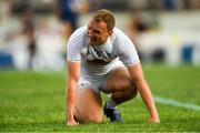 7 July 2018; Tommy Moolick of Kildare after picking up an injury during the GAA Football All-Ireland Senior Championship Round 4 match between Fermanagh and Kildare at Páirc Tailteann in Navan, Co. Meath. Photo by Piaras Ó Mídheach/Sportsfile