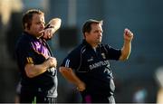 7 July 2018; Wexford manager Davy Fitzgerald, right, and selector Seoirse Bulfin during the GAA Hurling All-Ireland Senior Championship Preliminary Quarter-Final match between Westmeath and Wexford at TEG Cusack Park in Mullingar, Co. Westmeath. Photo by Diarmuid Greene/Sportsfile
