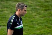 7 July 2018; Fermanagh manager Rory Gallagher leaves the field after the GAA Football All-Ireland Senior Championship Round 4 match between Fermanagh and Kildare at Páirc Tailteann in Navan, Co. Meath. Photo by Piaras Ó Mídheach/Sportsfile