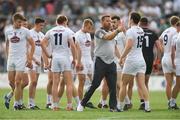 7 July 2018; Kildare manager Cian O'Neill shakes hands with Paddy Brophy before the GAA Football All-Ireland Senior Championship Round 4 match between Fermanagh and Kildare at Páirc Tailteann in Navan, Co. Meath. Photo by Piaras Ó Mídheach/Sportsfile