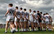 7 July 2018; Kevin Feely of Kildare, centre, looks on as players gather for the team photo before the GAA Football All-Ireland Senior Championship Round 4 match between Fermanagh and Kildare at Páirc Tailteann in Navan, Co. Meath. Photo by Piaras Ó Mídheach/Sportsfile