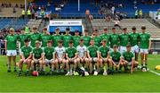 8 July 2018; The Limerick team prior to the Electric Ireland GAA Hurling All-Ireland Minor Championship Quarter-Final match between Galway and Limerick at Semple Stadium in Thurles, Co Tipperary. Photo by Brendan Moran/Sportsfile