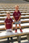 8 July 2018; Michael and Jack Hughes, from Tynagh Abbey-Duniry, Galway, at the Leinster GAA Hurling Senior Championship Final Replay match between Kilkenny and Galway at Semple Stadium in Thurles, Co Tipperary. Photo by Ray McManus/Sportsfile