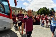8 July 2018; Galway manager Micheál Donoghue arrives prior to the Leinster GAA Hurling Senior Championship Final Replay match between Kilkenny and Galway at Semple Stadium in Thurles, Co Tipperary. Photo by Brendan Moran/Sportsfile